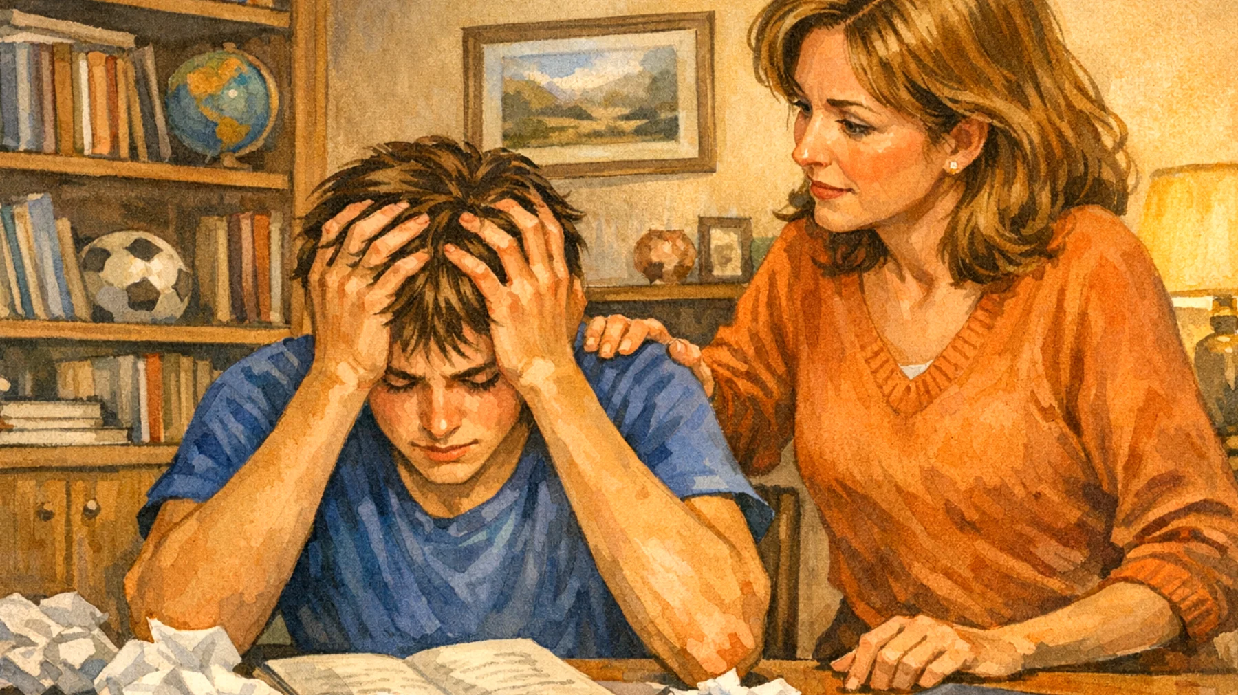 I genitori faticano a insegnare ai figli adolescenti a gestire la frustrazione di fronte a insuccessi scolastici, rifiuti sociali o obiettivi non raggiunti, osservando reazioni eccessive come scoppi d'ira, abbandono immediato delle attività o chiusura totale"