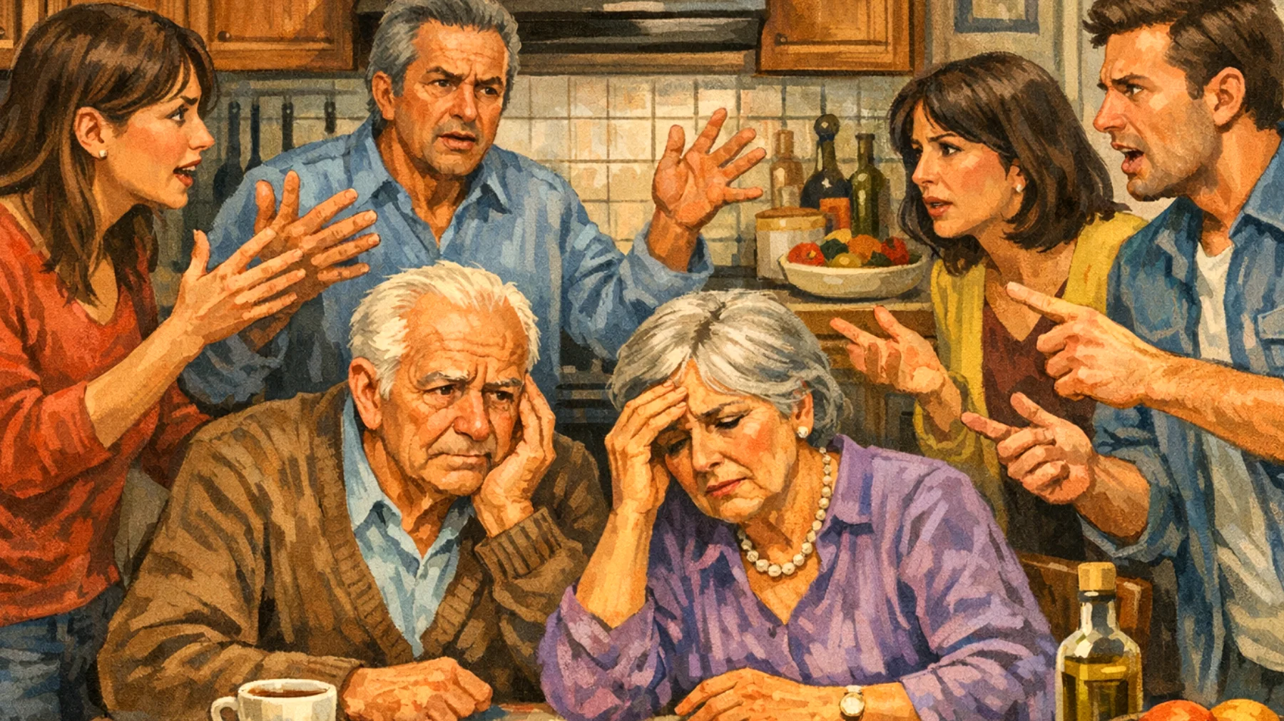 I nonni faticano a gestire le interferenze e i giudizi della famiglia allargata (genitori, altri parenti) riguardo al rapporto con i nipoti giovani adulti, creando tensioni su aspettative, eredità, scelte di vita e ruolo educativo"